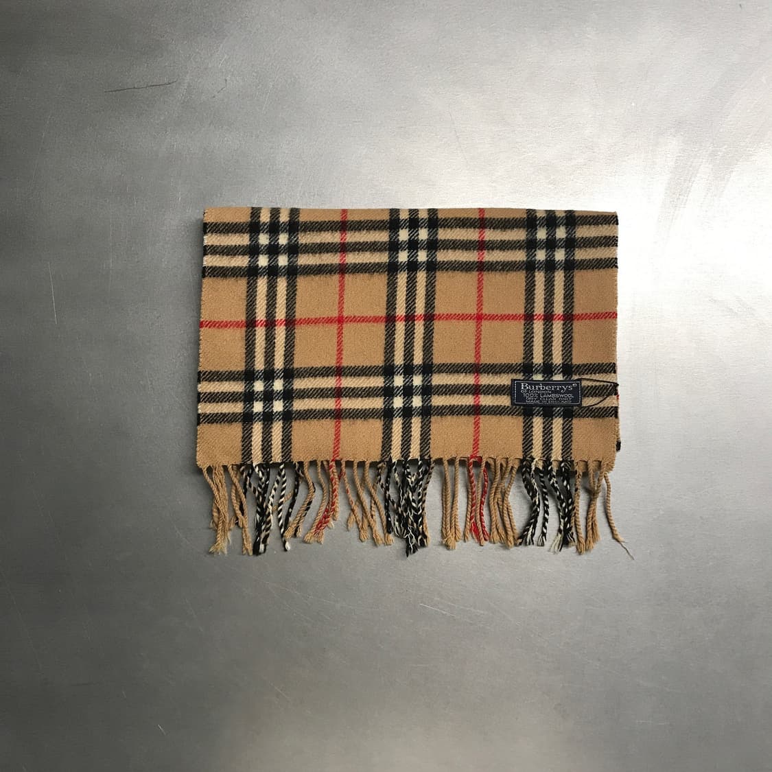 버버리 정품 램스울 머플러 베이지 상품이미지2