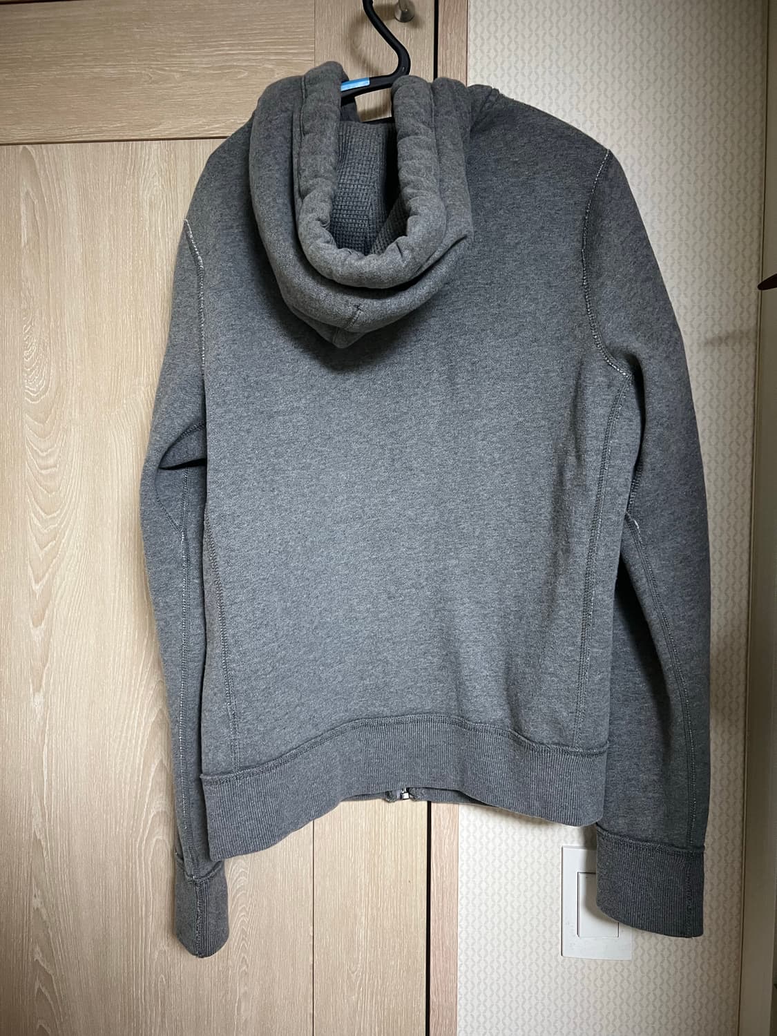 아베크롬비 그레이 차콜 스펠아웃 후드집업 y2k 상품이미지2