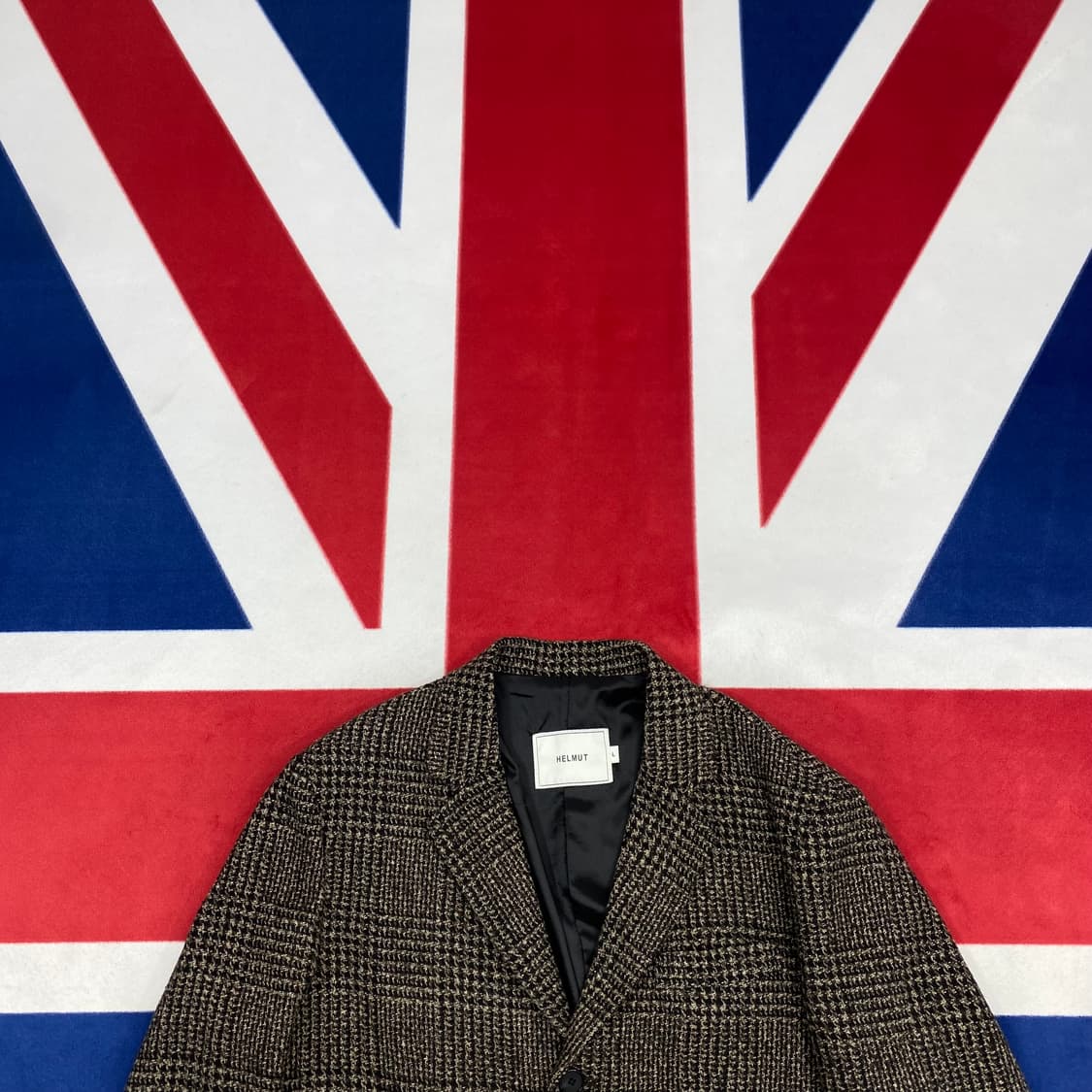 빈티지 체크 미니멀 블레이져 L  상품이미지2