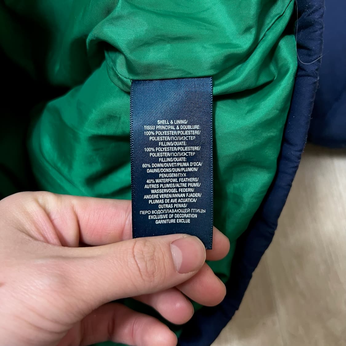 폴로 랄프로렌 키즈 덕다운 후드 패딩 5세  상품이미지7