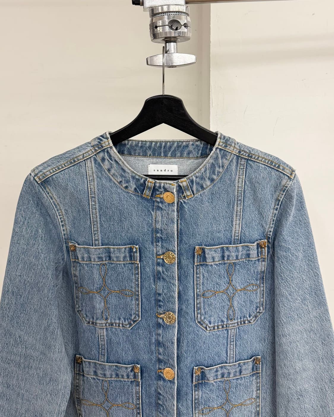 산드로 데님 캔디스 포켓 자켓  상품이미지2