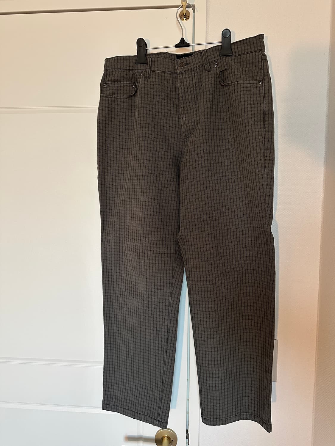 스투시 체크 코튼 팬츠 32 상품이미지1