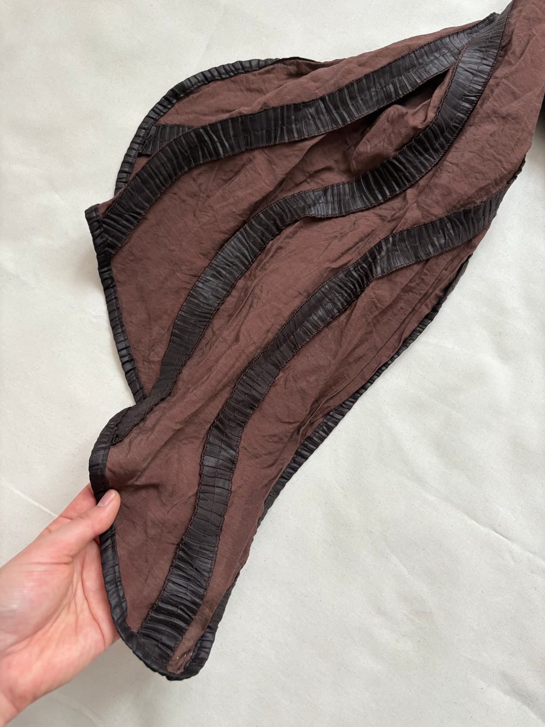 vintage brown scarf 상품이미지4