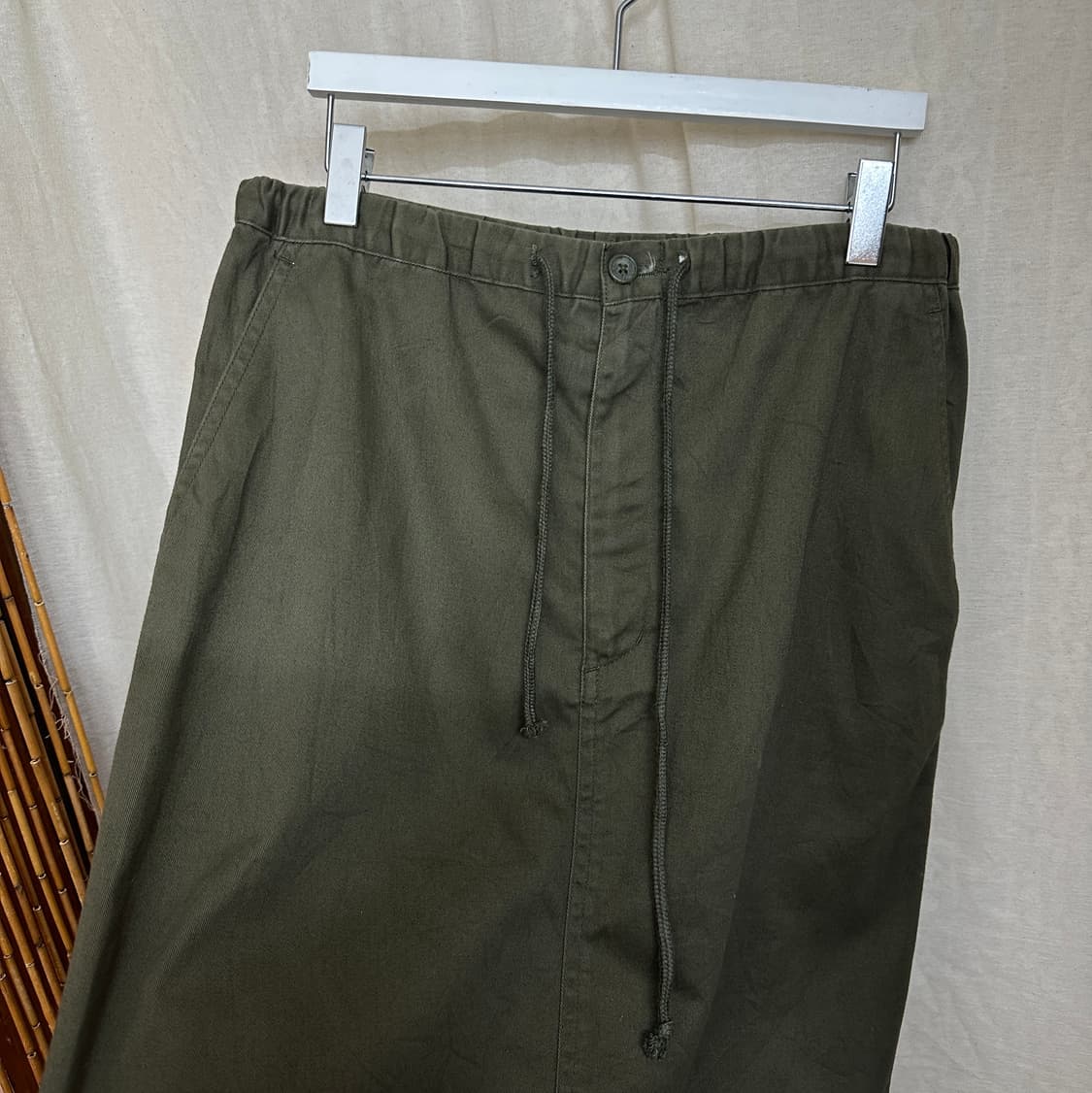 카키 밴딩 스커트 상품이미지3