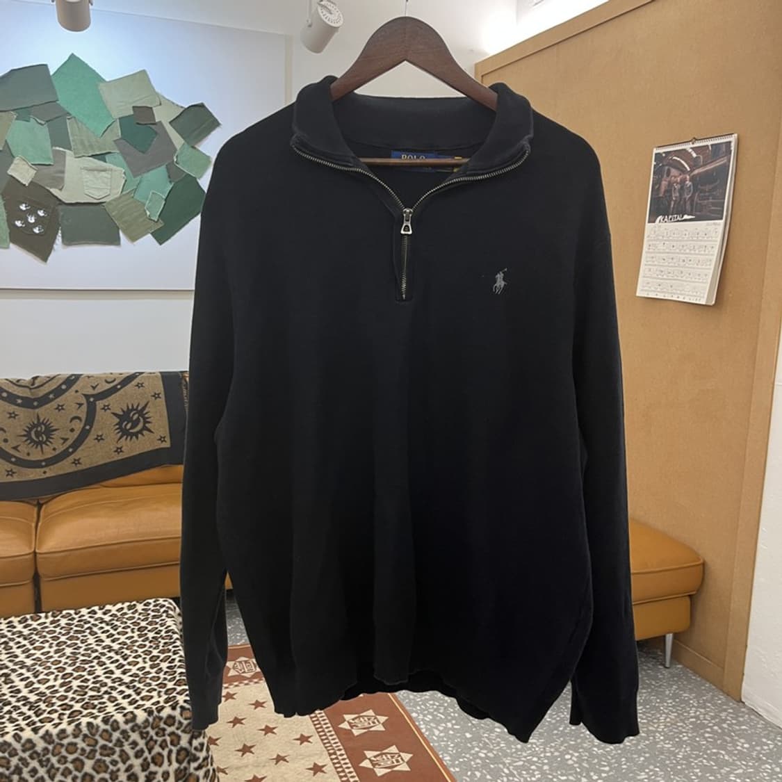 폴로 랄프로렌 모던 캐주얼 시크 반집업 니트 XXL C09743 상품이미지3