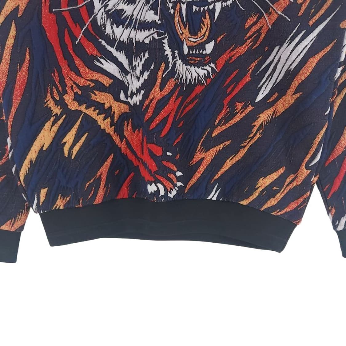 [남L]ZARA 타이거 네오프렌 맨투맨[Y63-072]/빈티지프렌 상품이미지3