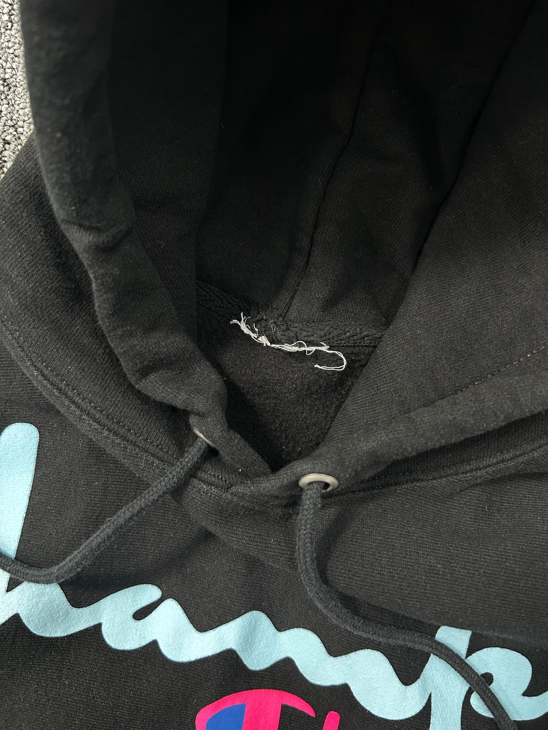 챔피온 리버스위브 빅로고 후드티 상품이미지5