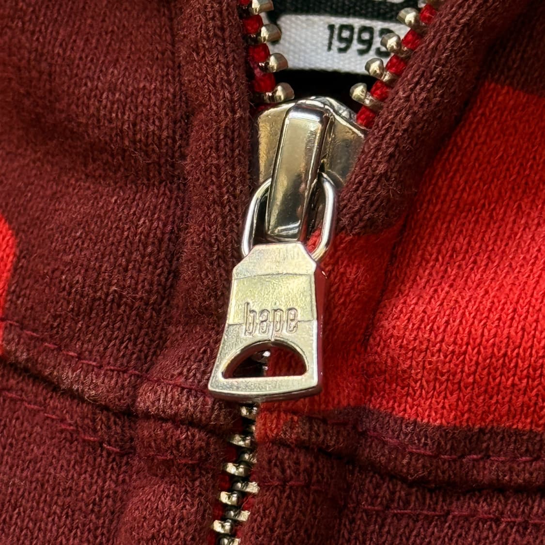 베이프 크레이지 카모 적계 릴렉스핏 후드집업  상품이미지5