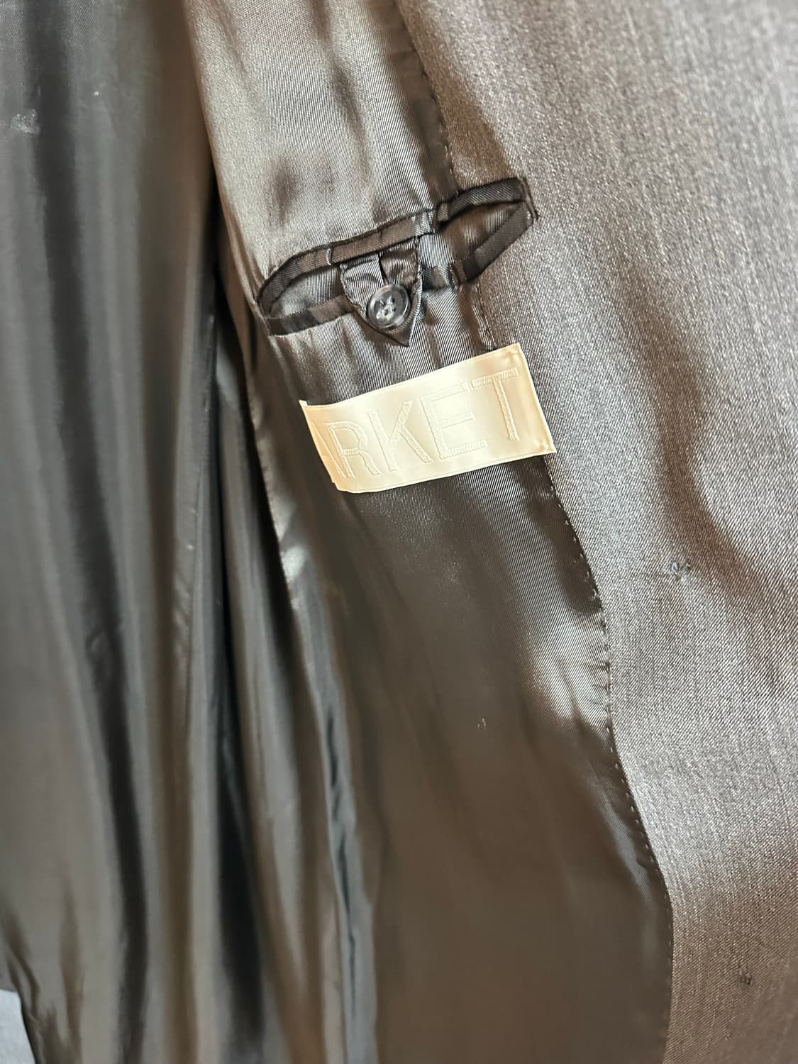 아르켓 arket 울 롱 블레이저 회색 컬러 상품이미지3