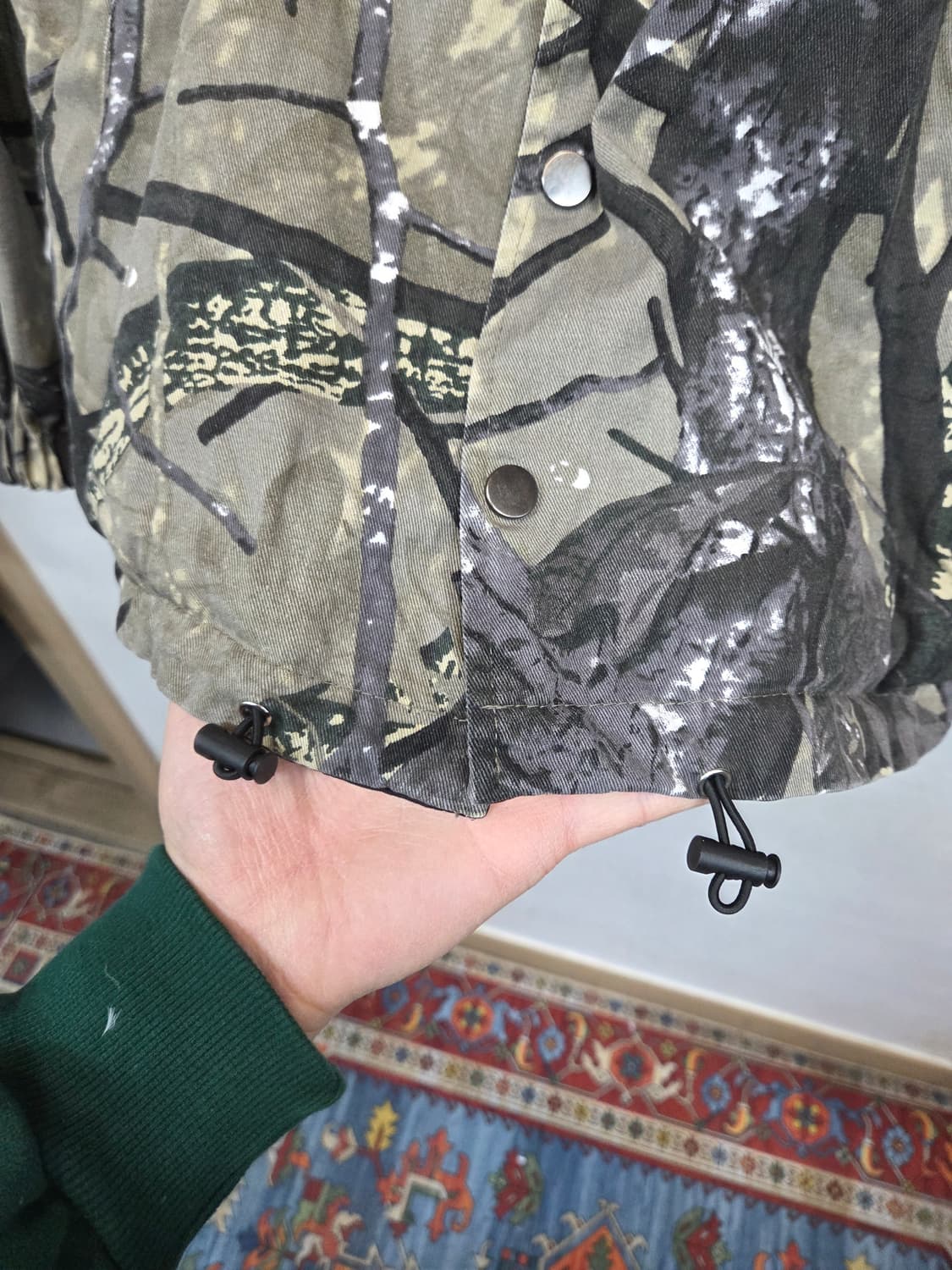 빈티지 d spark 리얼트리 리버시블 코튼 자켓 s 오버핏  상품이미지3