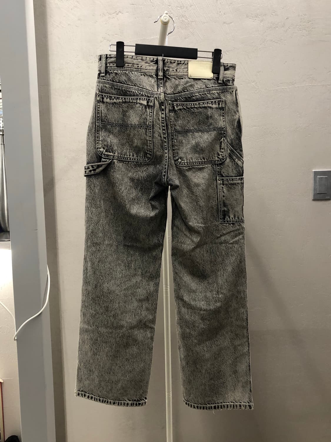 메종 미네드(Maison Mined) 블랙 워싱 데님 작업 바지 상품이미지3