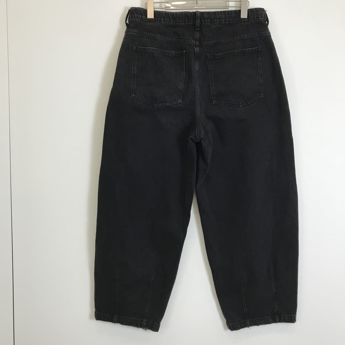 자라 벌룬핏 플리츠 데님팬츠 [34인치] 상품이미지3