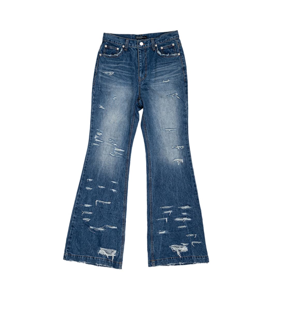 선데이오프클럽 RAVAGE FLARED DENIM - WASHED BLU 상품이미지1