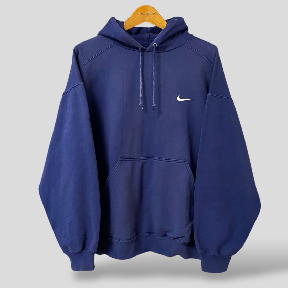 (L)90s 나이키 스우시 로고 후드티셔츠 상품이미지2