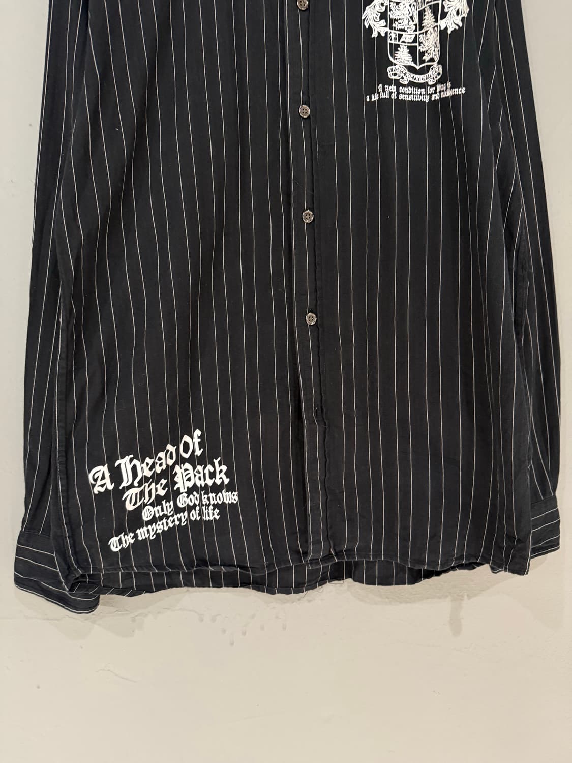 printing detail stripe pattern shirt 상품이미지7