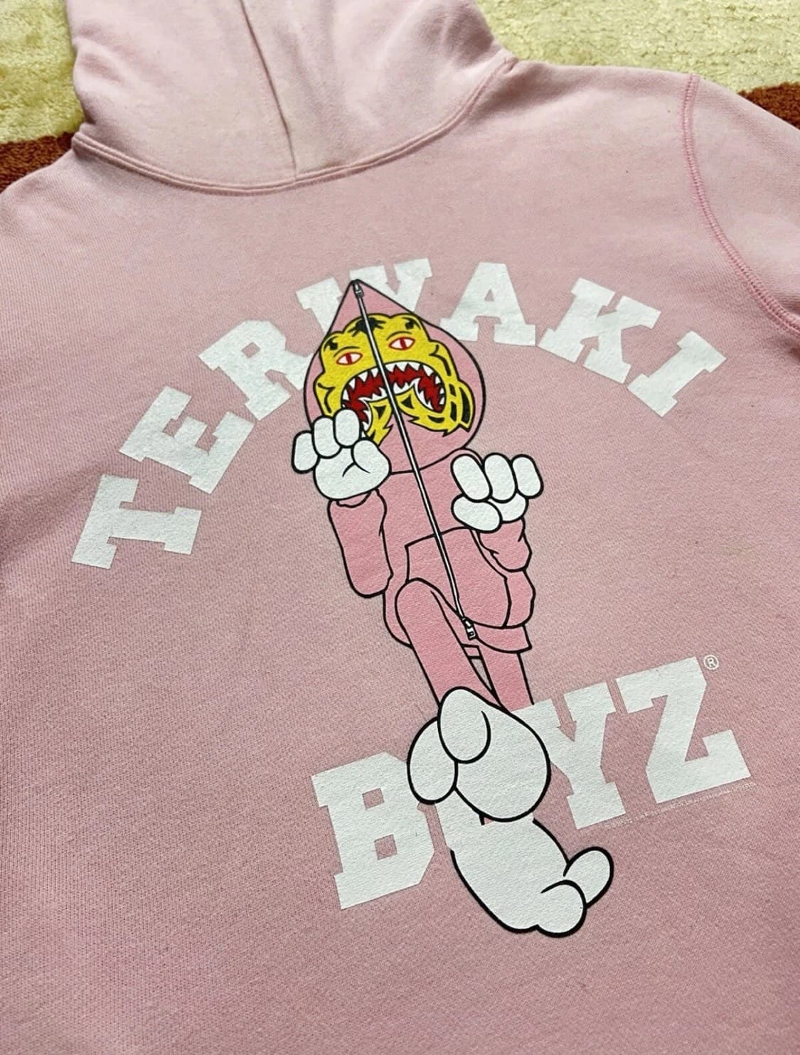 베이프 테리야키 보이즈 후드티 핑크 상품이미지2