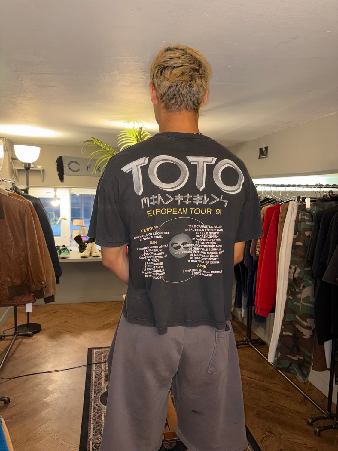 90‘s TOTO Mindfields World Tour faded T 상품이미지1