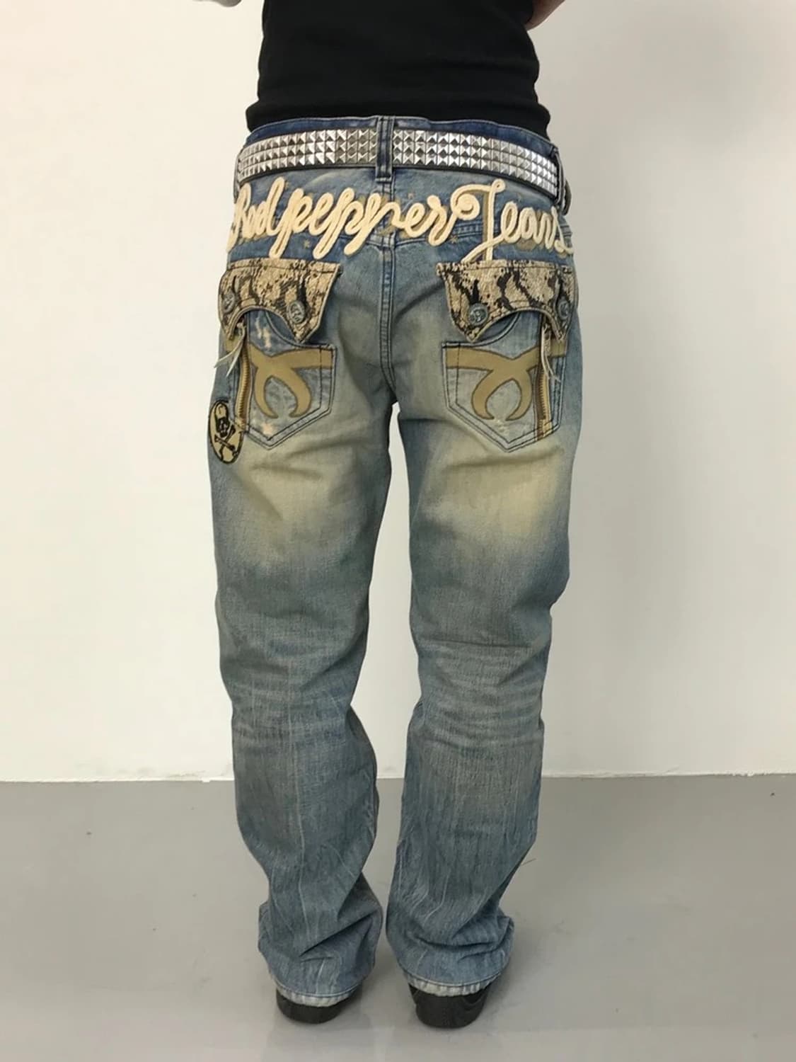 Red Pepper Jeans Y2K Embroidered Denim 상품이미지1