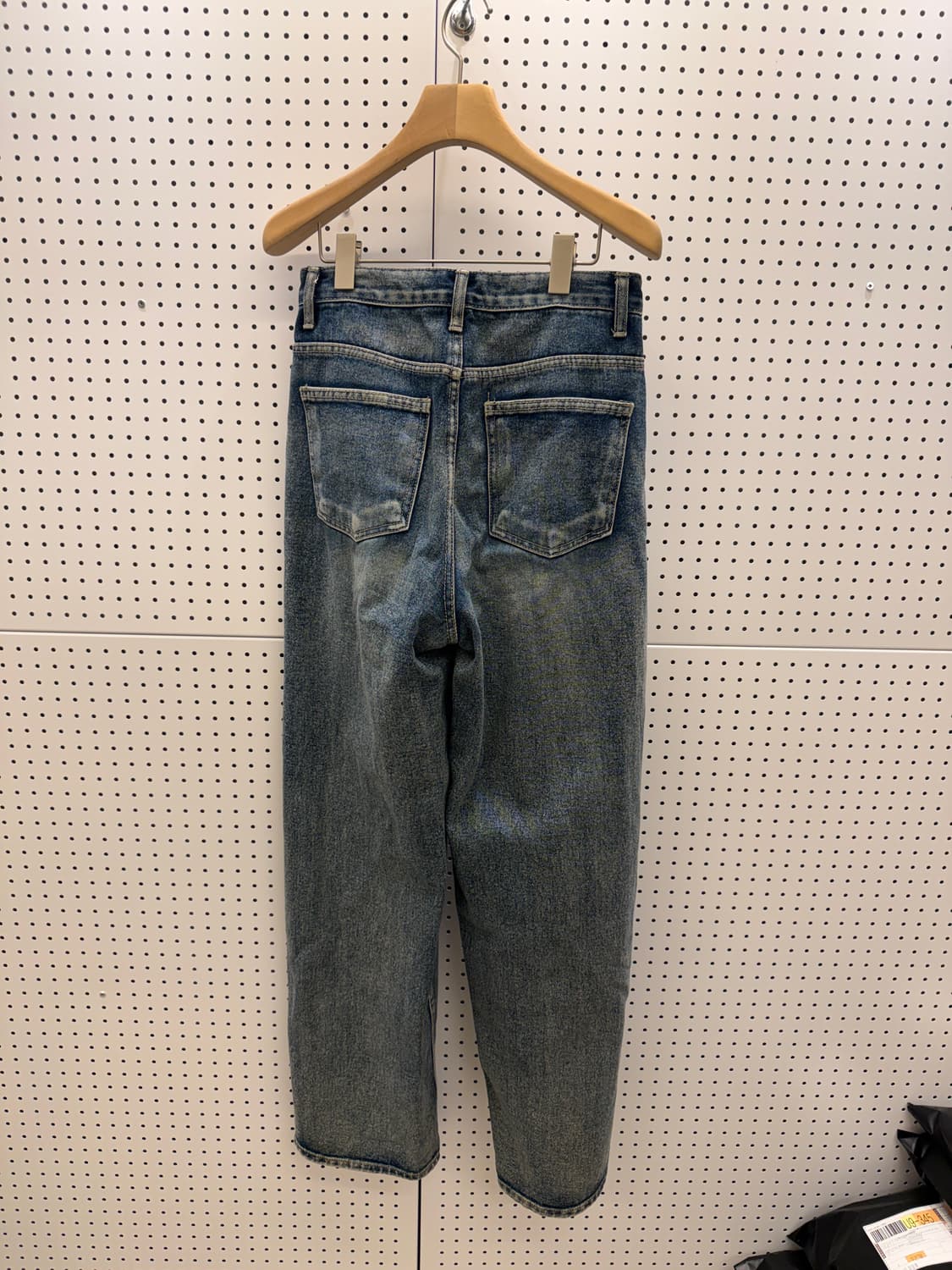 워싱 와이드 데님 팬츠 U848 상품이미지4