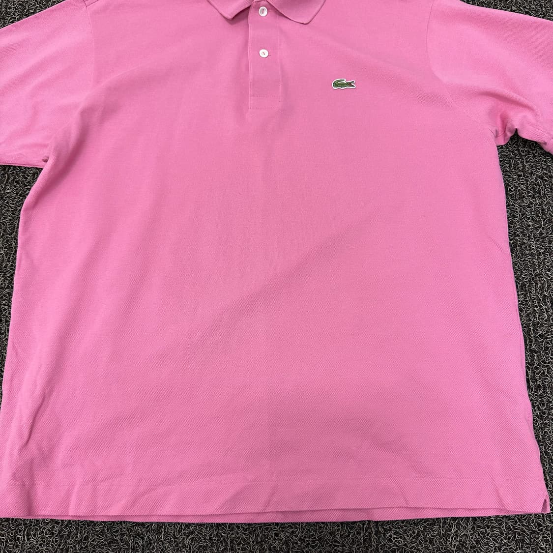라코스테 여성 카라티 반팔티셔츠 핑크 XL 상품이미지3