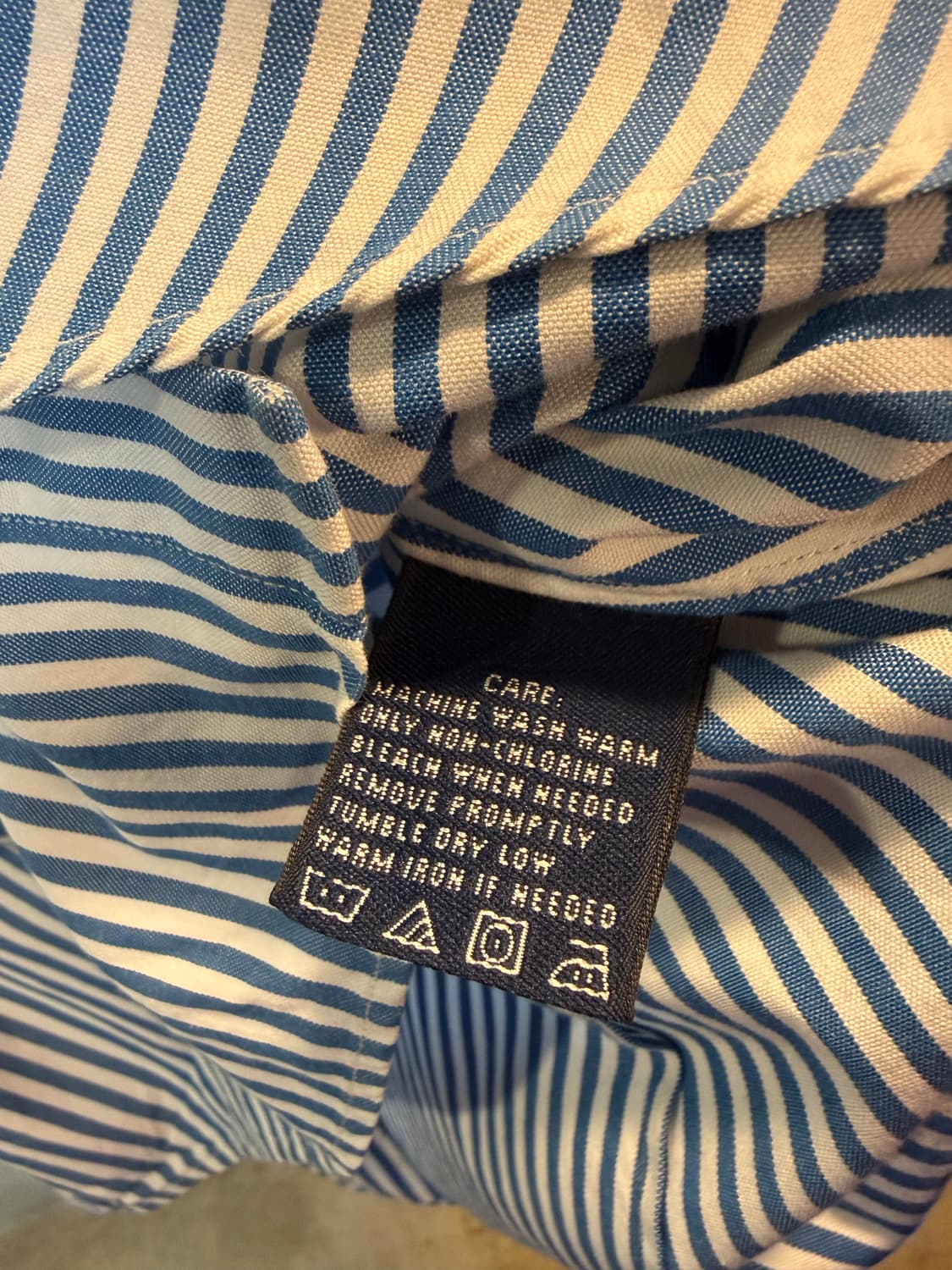 폴로 랄프로렌 스포츠 스트라이프 셔츠 블루 6 상품이미지6