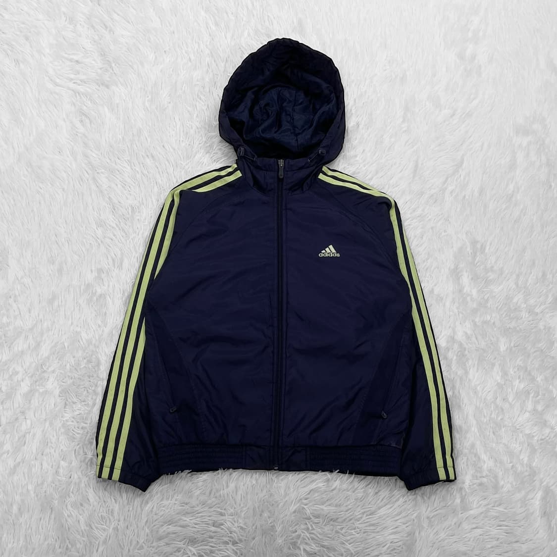 아디다스 올드스쿨 후드 점퍼 네이비 상품이미지2