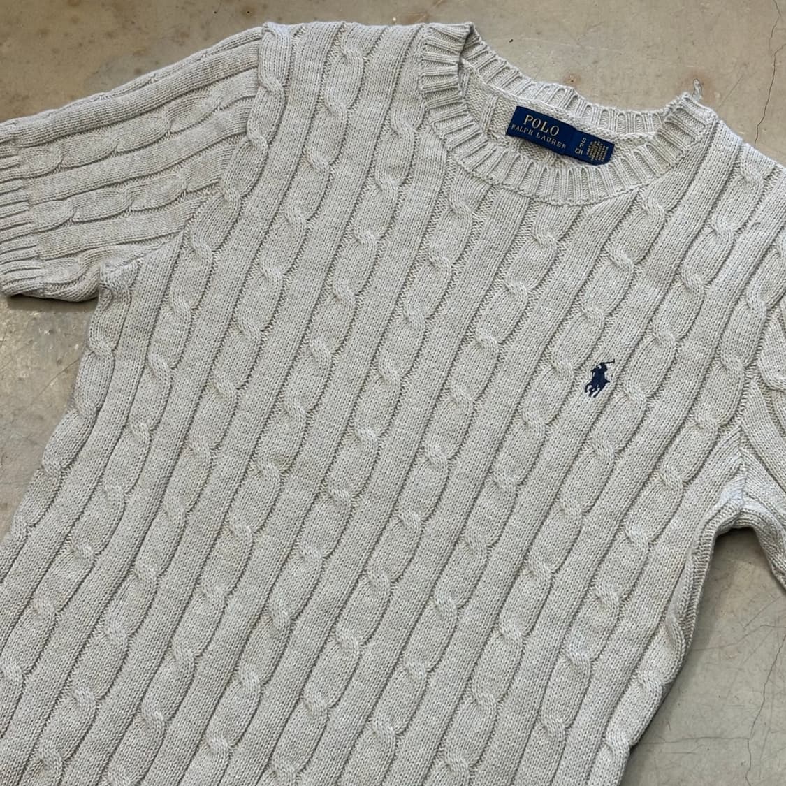 🫶🏻 폴로랄프로렌 여성용 Ivory 반팔 니트 🫶🏻 상품이미지2