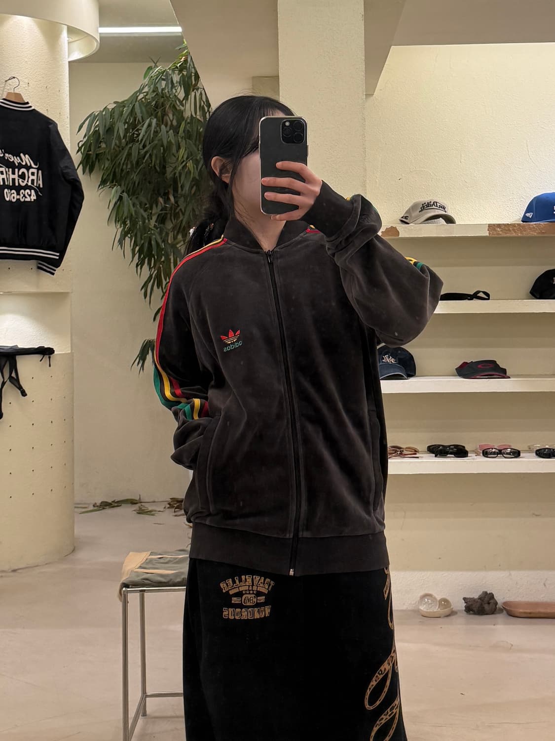 아디다스 오리지널스 라스타 벨루어 트랙 자켓 U314 상품이미지1