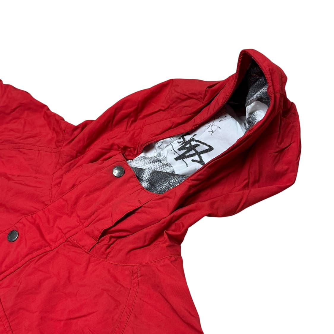 스투시 Authenticated Gear 마운틴 자켓 레드 XL 상품이미지2