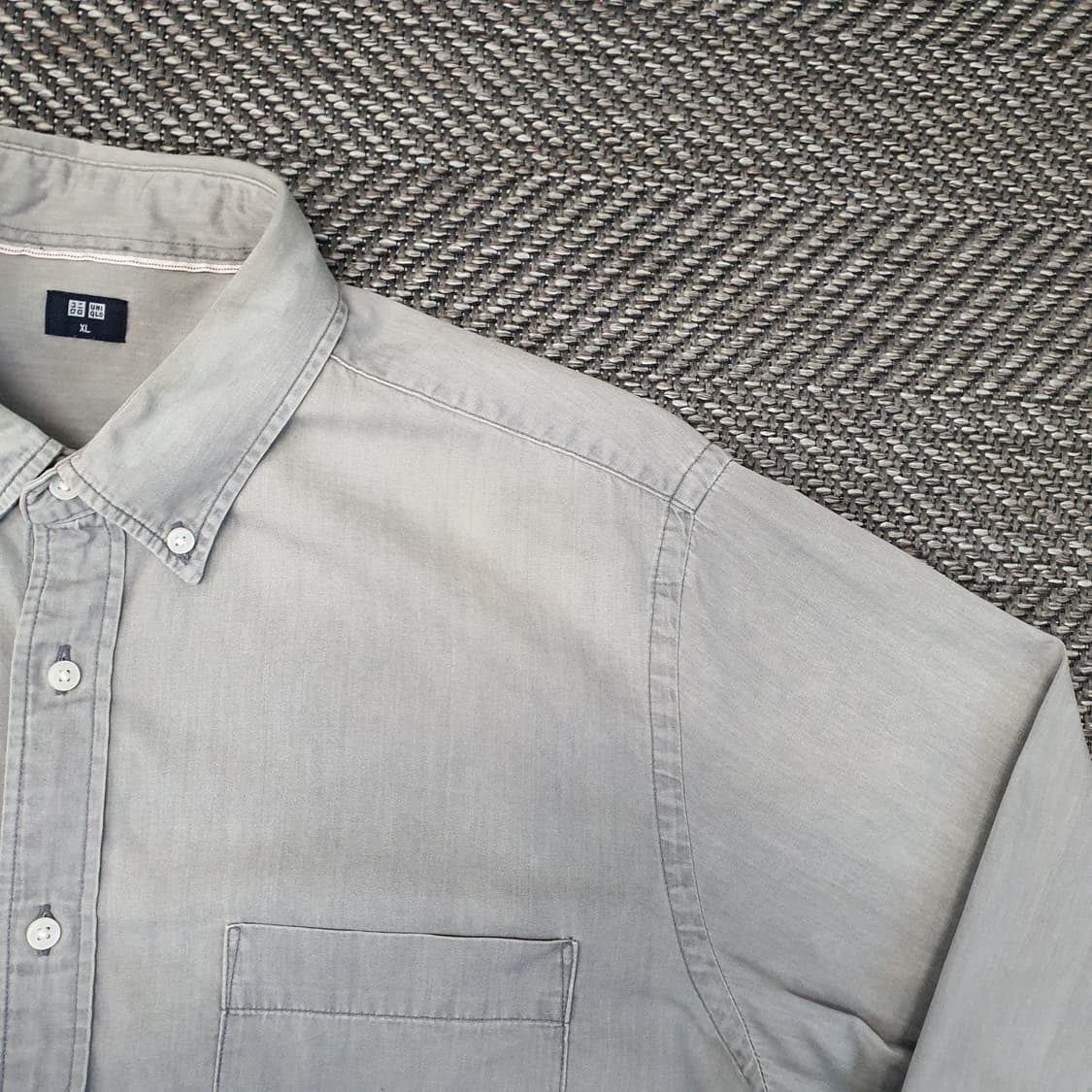 유니클로 데님 청셔츠 남자105 상품이미지3