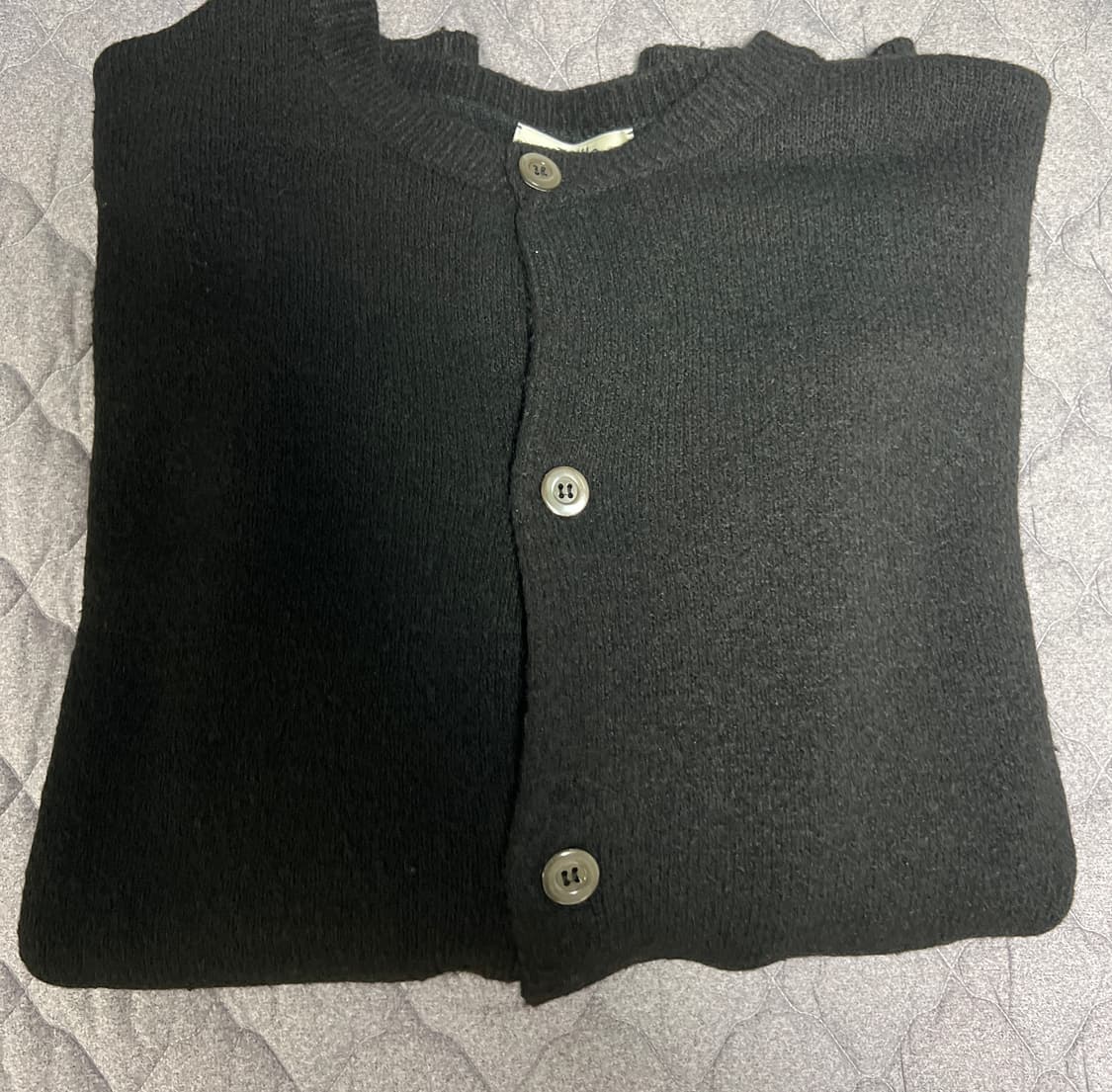 [3]타일레 마리니에르 파인 울 가디건 블랙(mariniere wool) 상품이미지2
