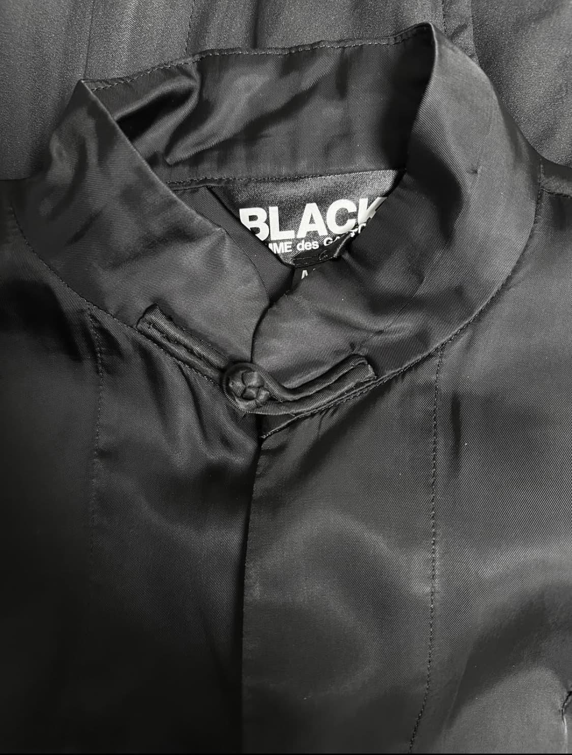 꼼데가르송 블랙 차이나 셔츠 m 상품이미지1