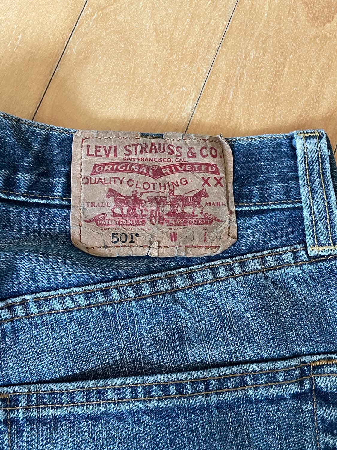 빈티지 리바이스 501 데님 팬츠 상품이미지4