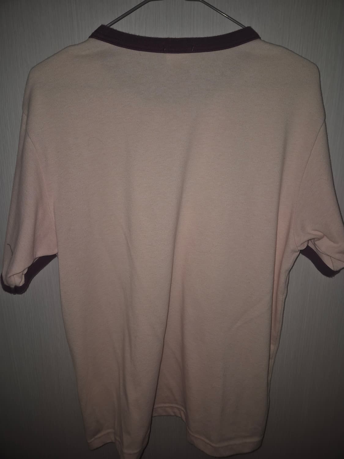 아디다스 분홍색 로고 반팔 링거 티셔츠 상품이미지2