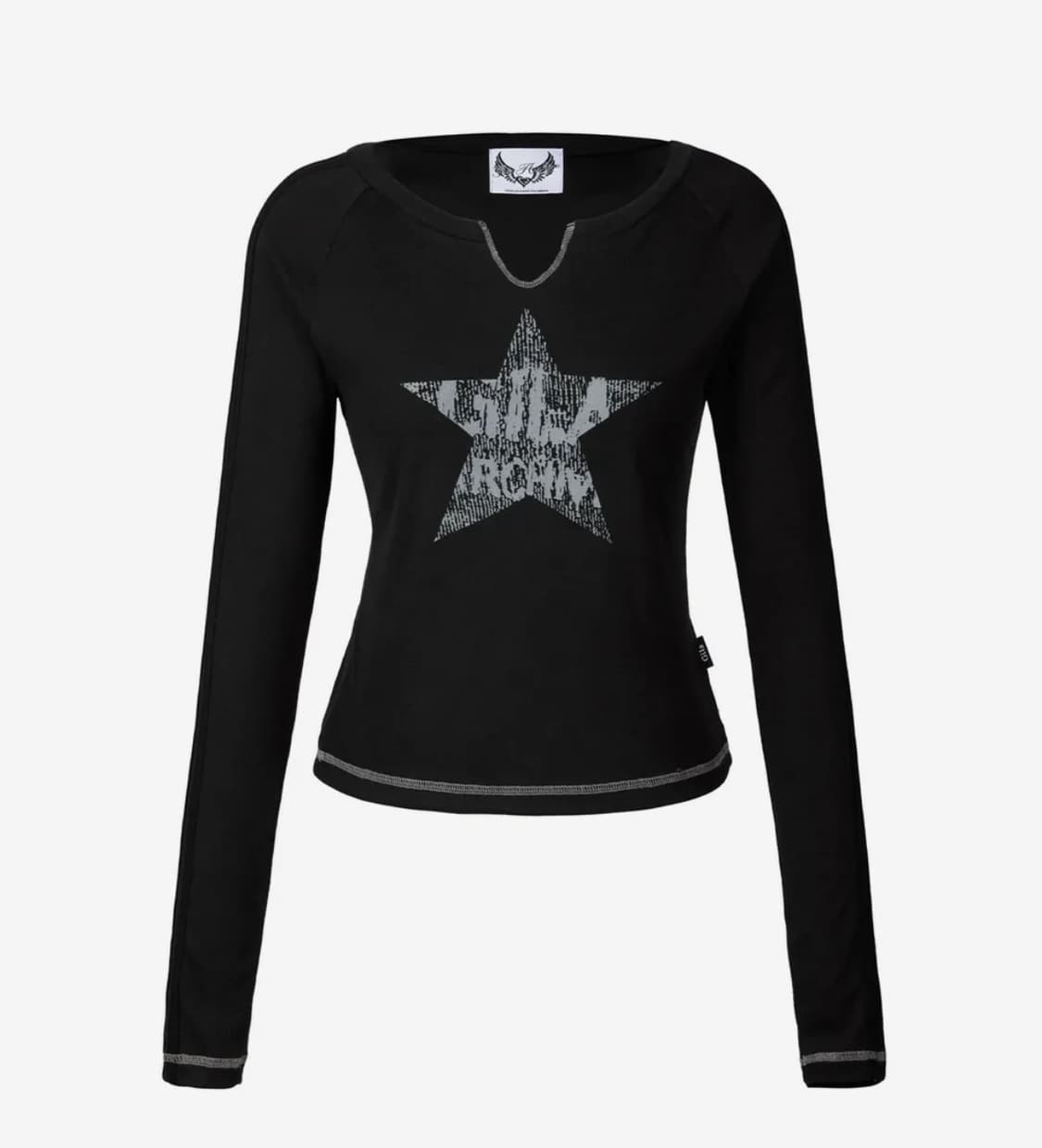 당일배송) 길라아카이브 스타 그래픽 롱슬리브 블랙 상품이미지2