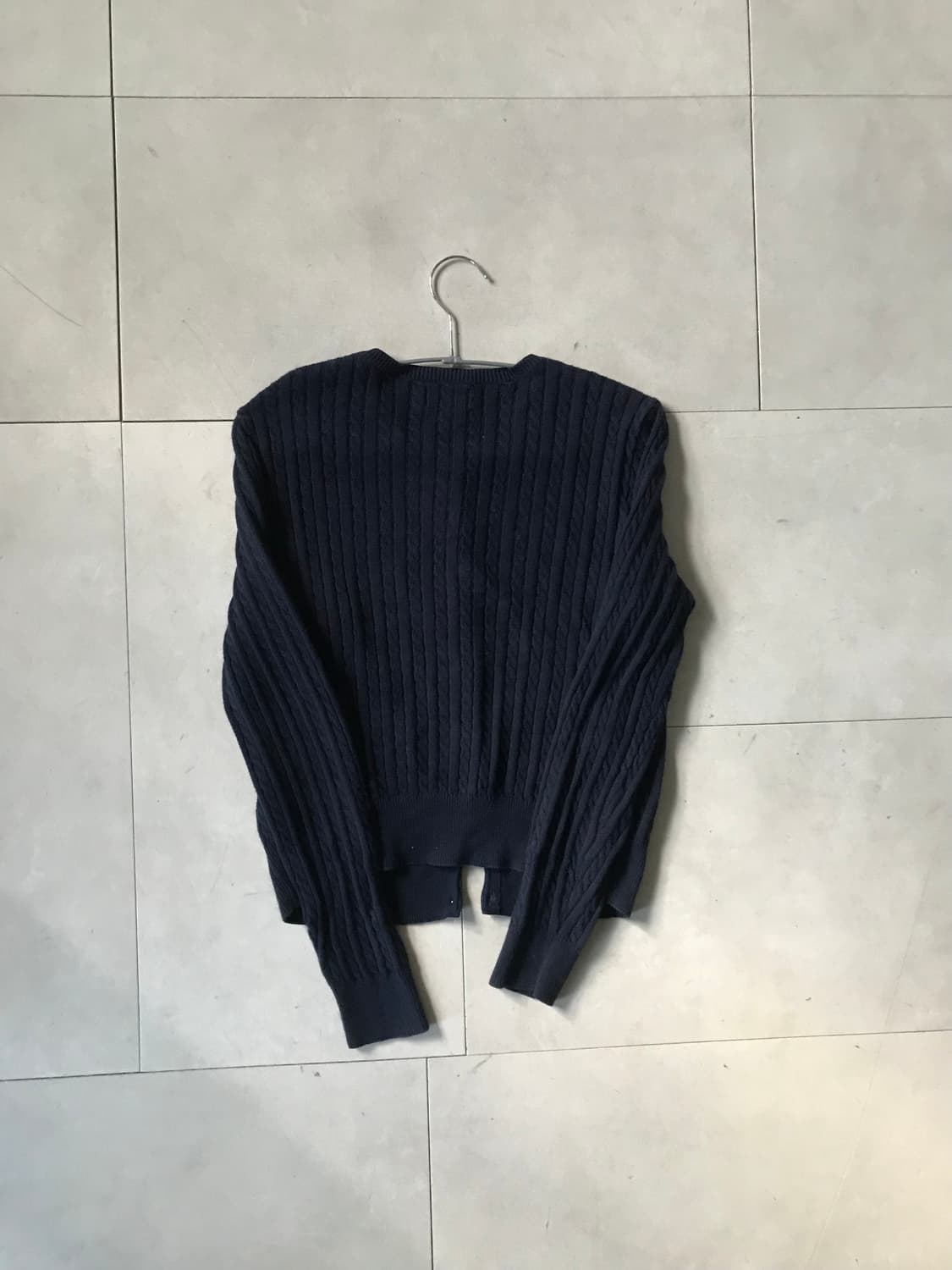 폴로 네이비 케이블 가디건 상품이미지7