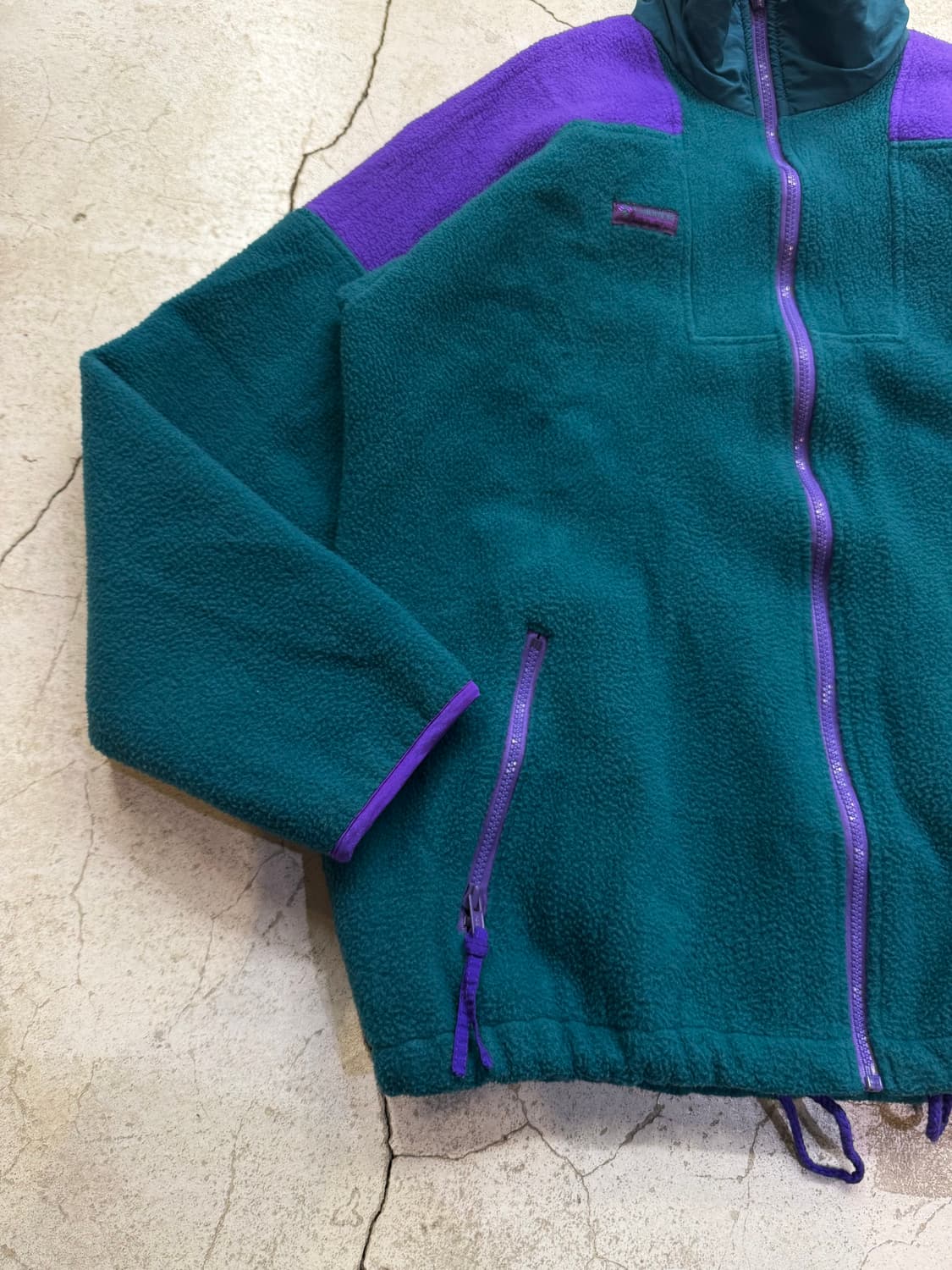 90s 컬럼비아 헤비웨이트 플리스 집업자켓 상품이미지2