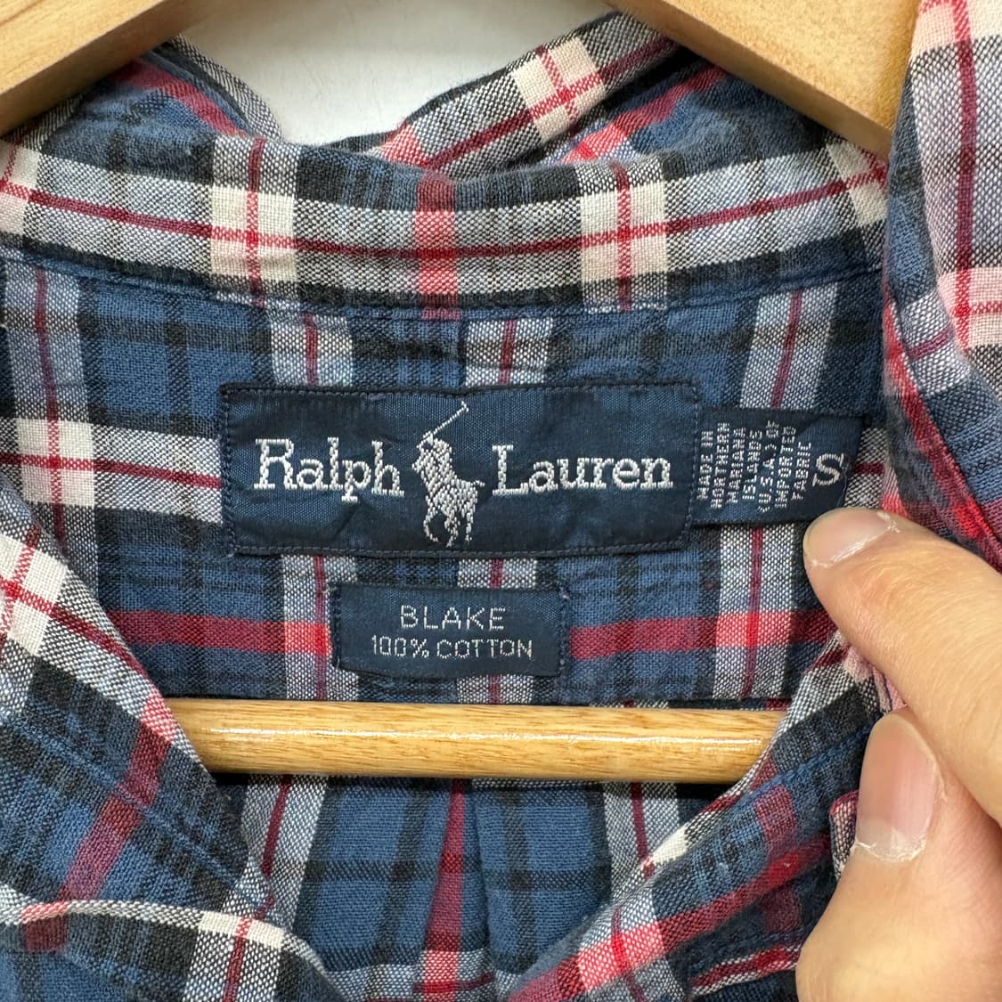 폴로 랄프로렌 체크 반팔 셔츠 남성XL 상품이미지3