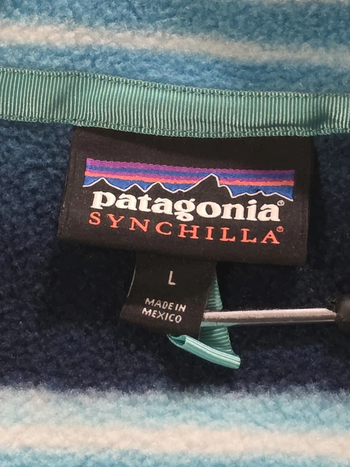 16SS 파타고니아 신칠라 스냅-T 프리즘 스트라이프 멕시코 상품이미지4