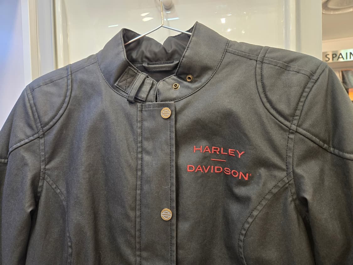 할리 데이비슨 여성용 왁스 코팅 라이딩 자켓  상품이미지3