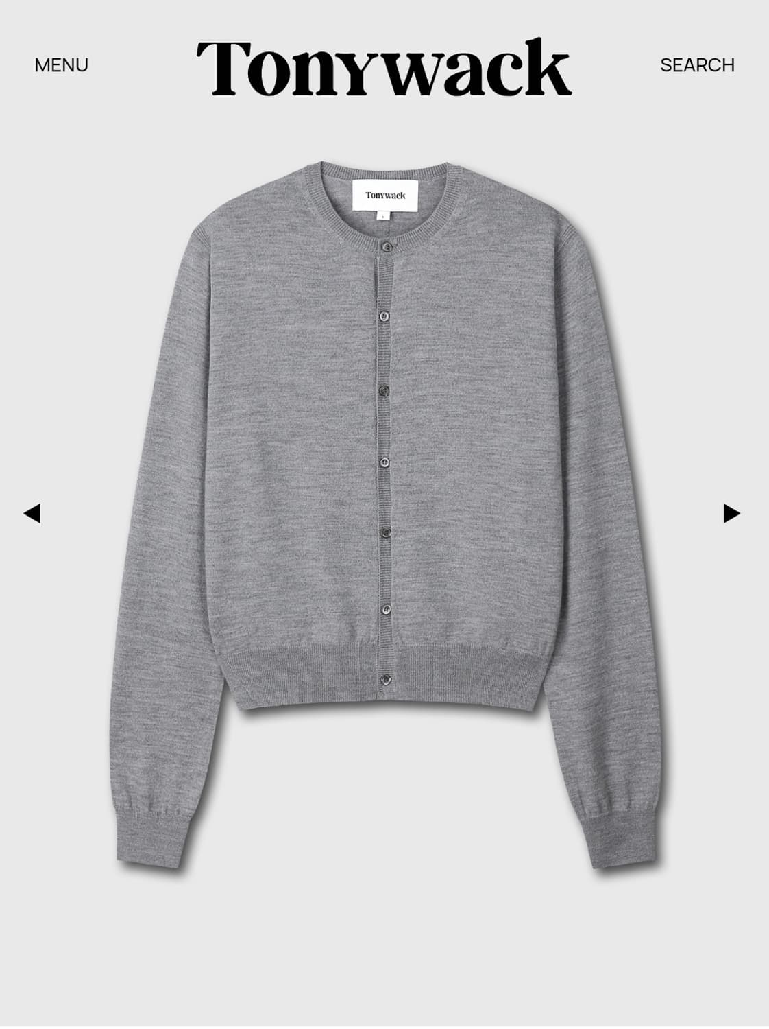 토니웩 슈퍼파인 울 가디건 xl 상품이미지1