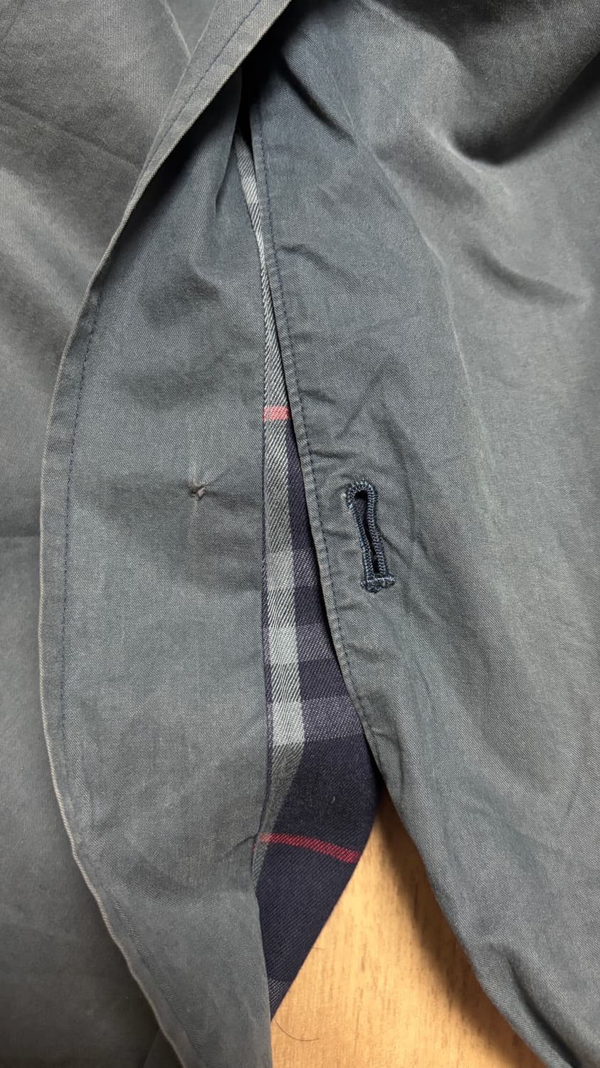 90s 오리지널 버버리 발마칸 코트 Made in England 상품이미지6