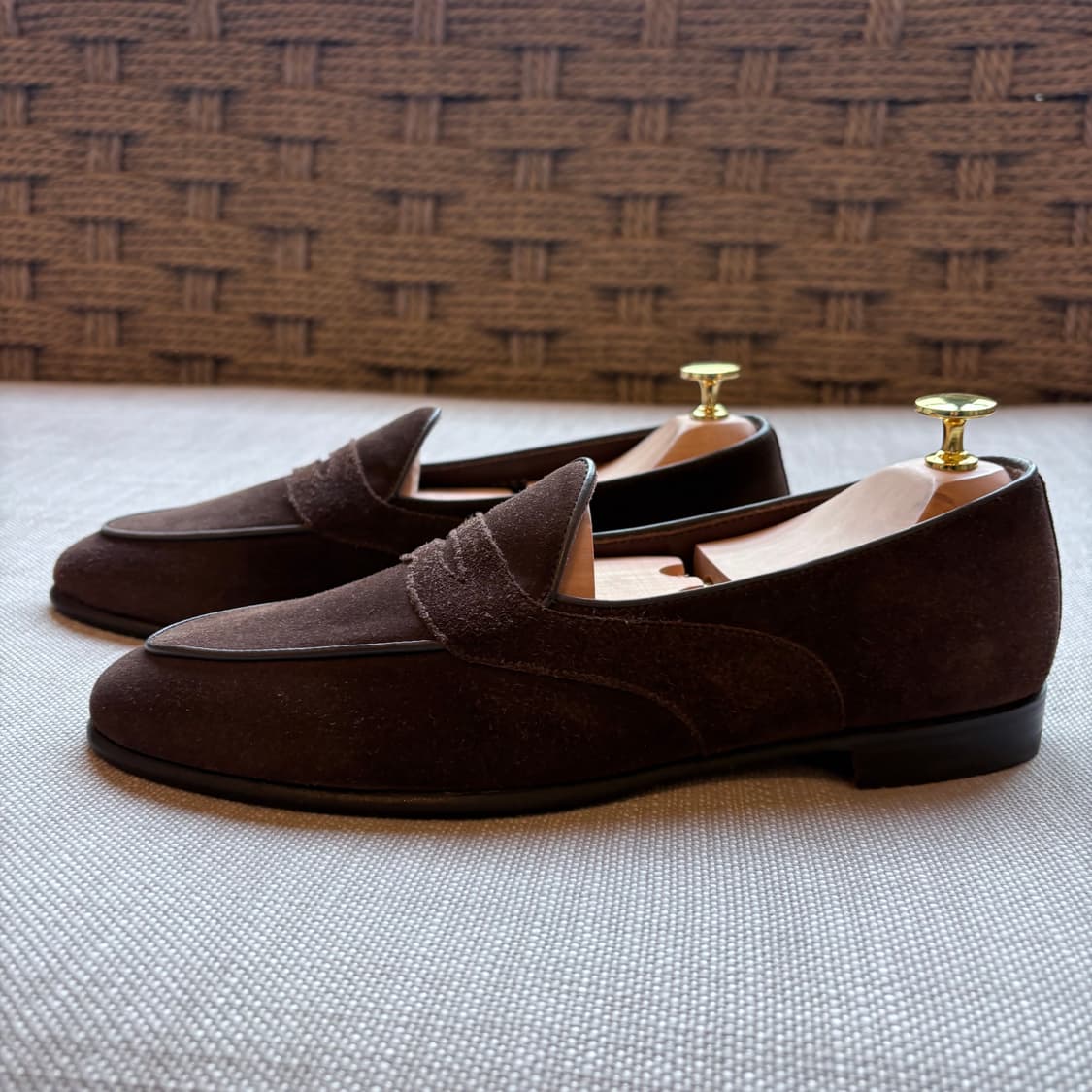 [260] BERWICK 4952 스웨이드 풀스트랩 페니 로퍼 상품이미지3