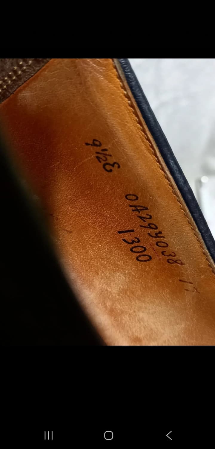 [판매] Alden 664 알든 664 블랙  코도반 테슬로퍼 9.5e 상품이미지9