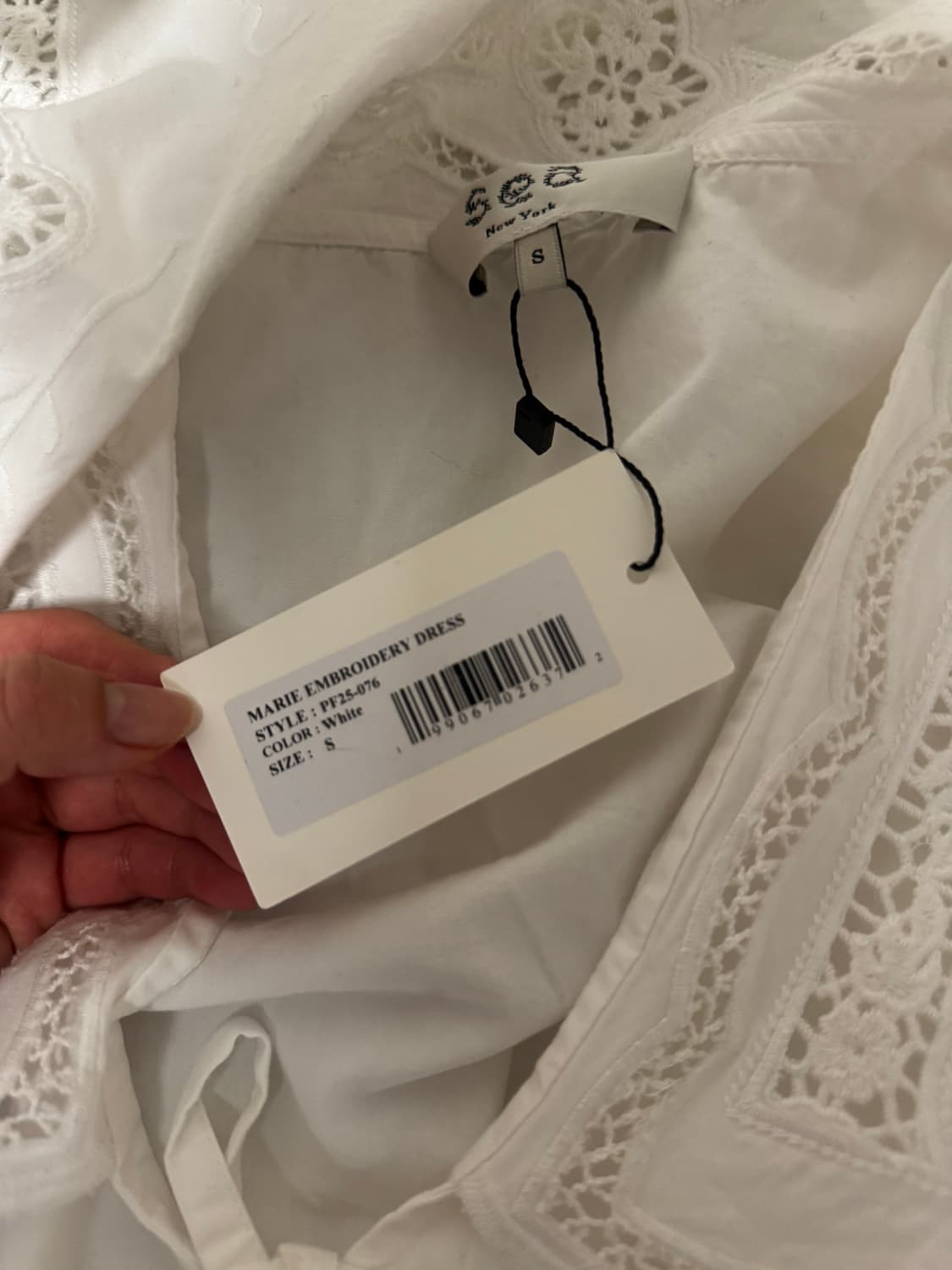 Sea ny marie embroidered 원피스 s 상품이미지5