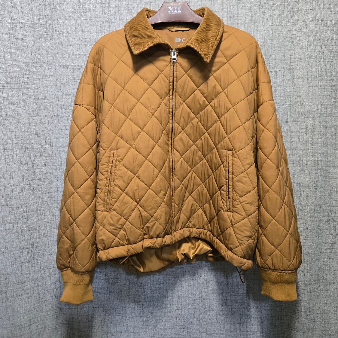 유니클로 C  퀼팅 자켓 브라운  상품이미지2