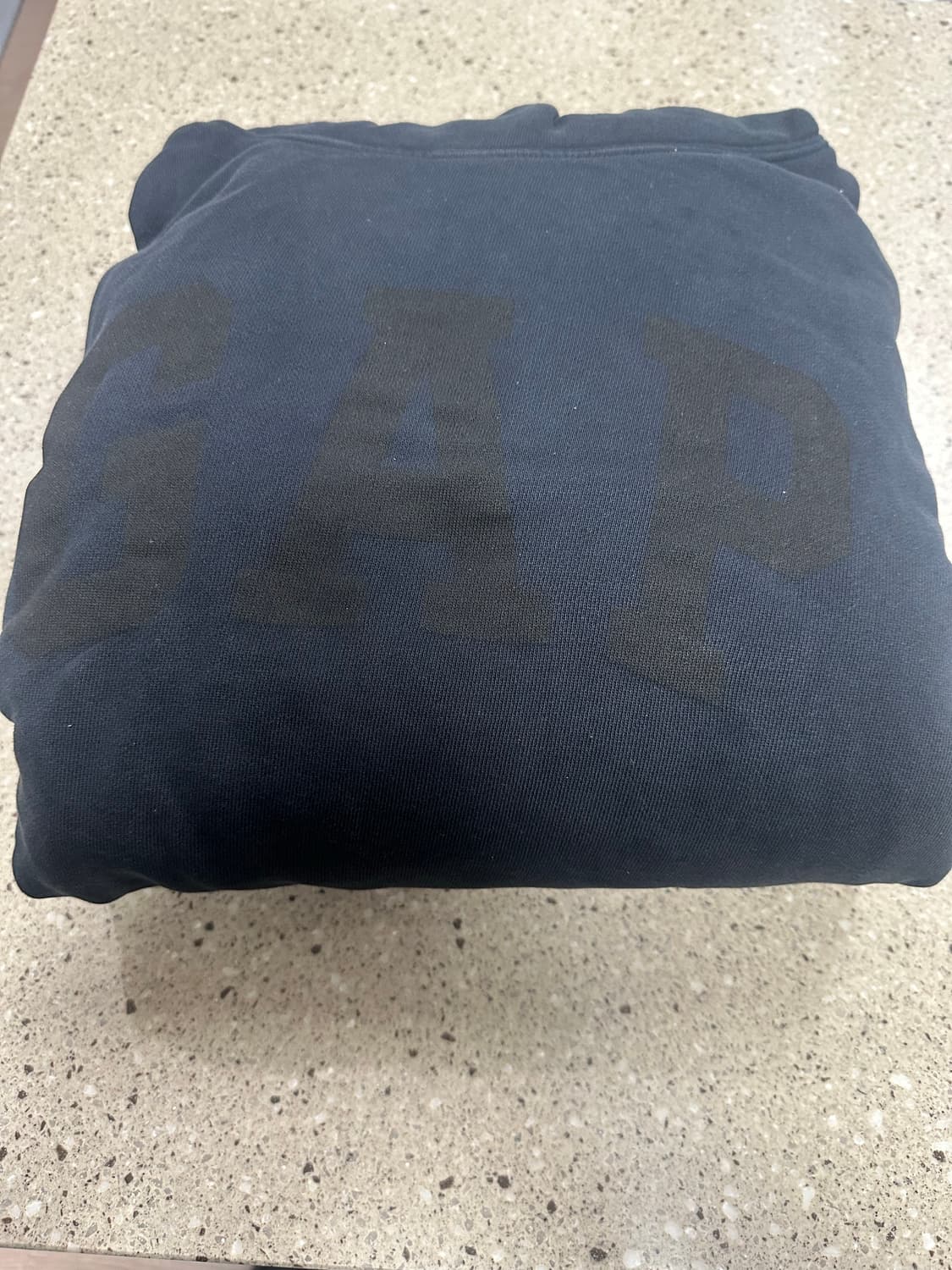 이지 갭 엔지니어드 바이 발렌시아가 도브 후드 워시드 블랙 상품이미지3