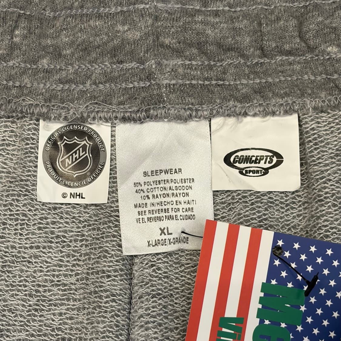 미국 빈티지 NHL 레드윙 봄 스웻팬츠 츄리닝 트레이닝 팬츠 상품이미지5