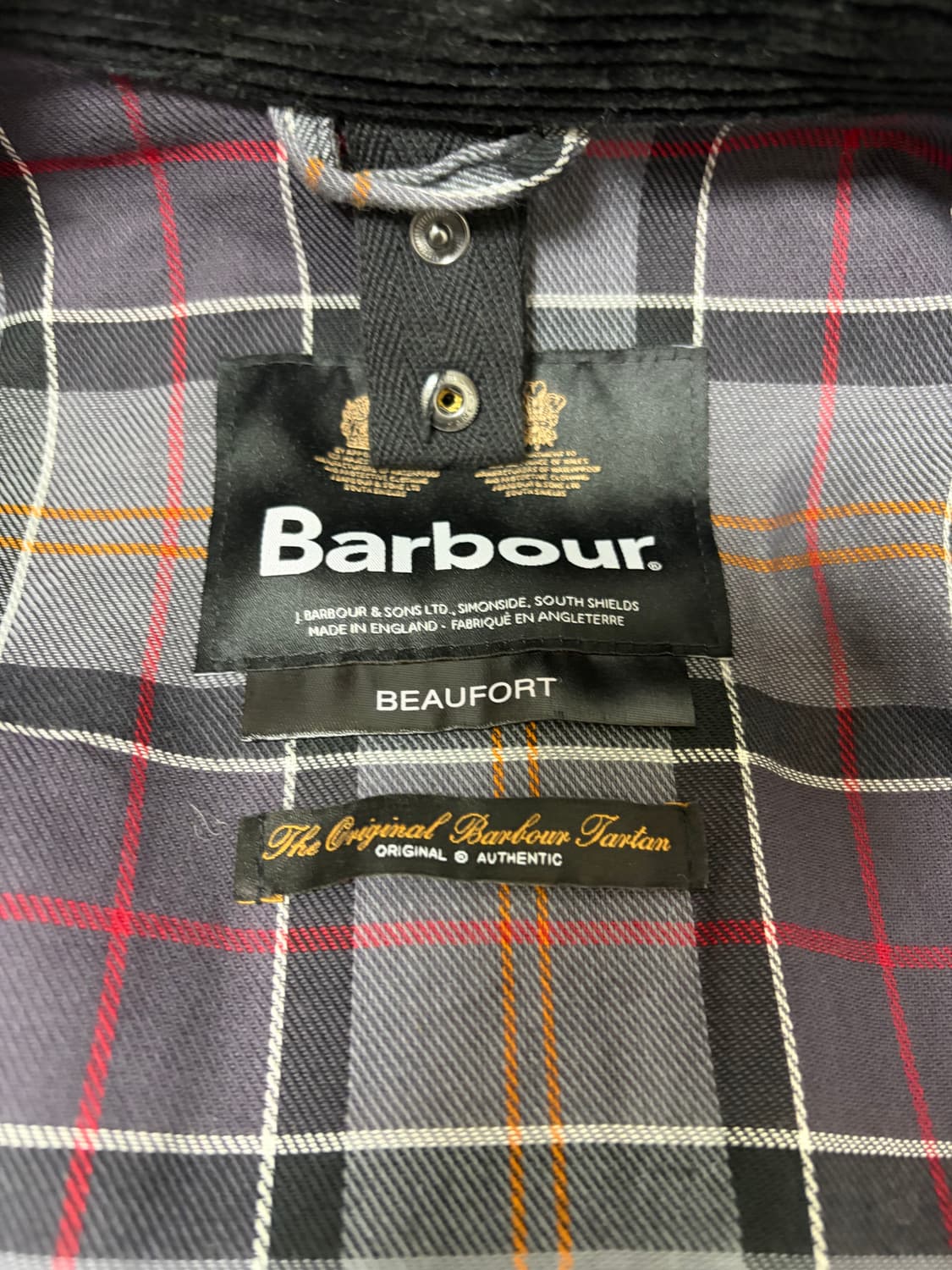 바버 뷰포트 블랙 왁스 자켓 42size (100-105) 실착 5회 상품이미지3