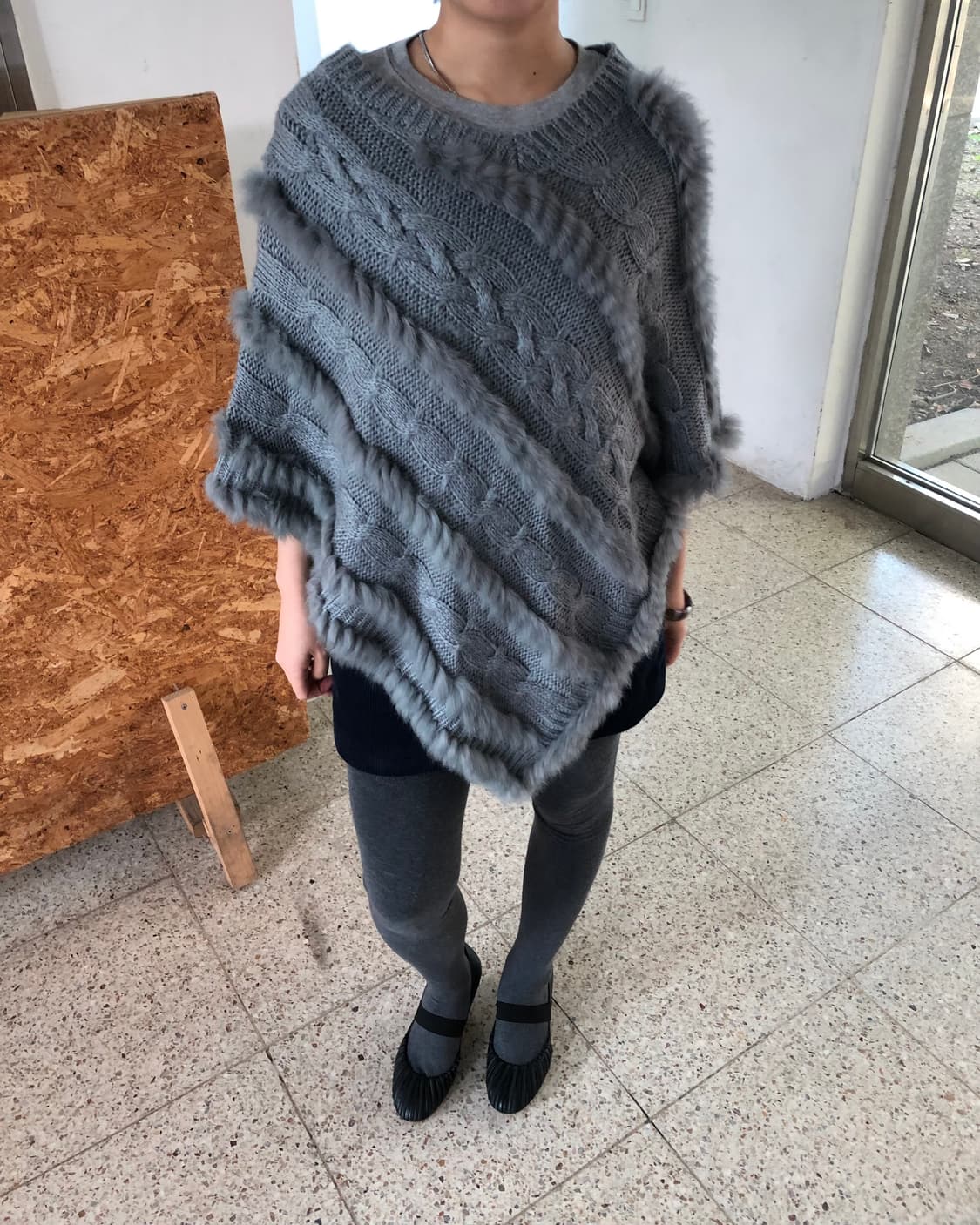 cape v-neck knit 상품이미지5